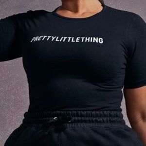 Black PrettyLittleThing bodysuit